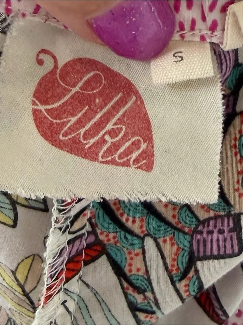 •Lilka (Anthropologie)• Safari Peacock Print Cropped Pants - Size Small - Picture 2 of 9